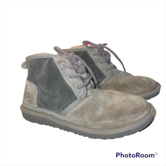 UGG Neumel II Kid\'s Lace-up Winter Boots Grey Size 4